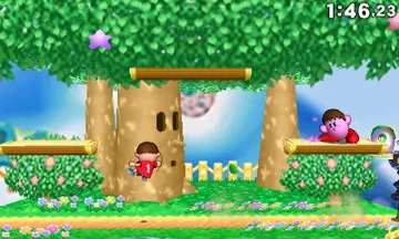 Dairantou Smash Brothers for Nintendo 3DS (Japan) (Rev 1) screen shot game playing